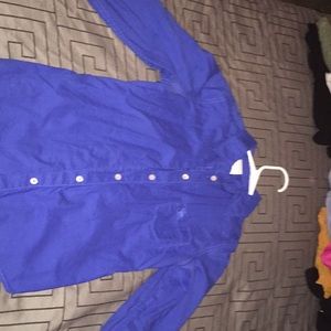 button up blue shirt NEVER WORN